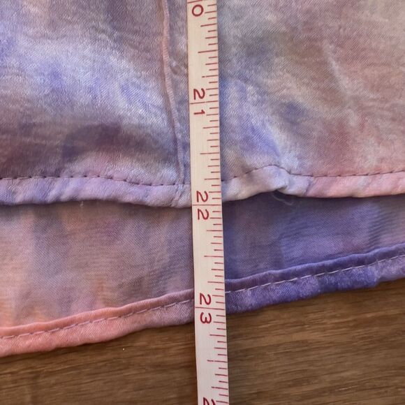 NWT Urban Outfitters Urban Renewal Shirt XS Tie Dye Button Up Pink Purple Blue - Picture 9 of 11